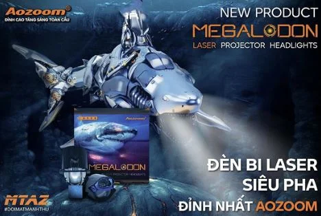 Bi pha LASER MEGALODON LIGHT