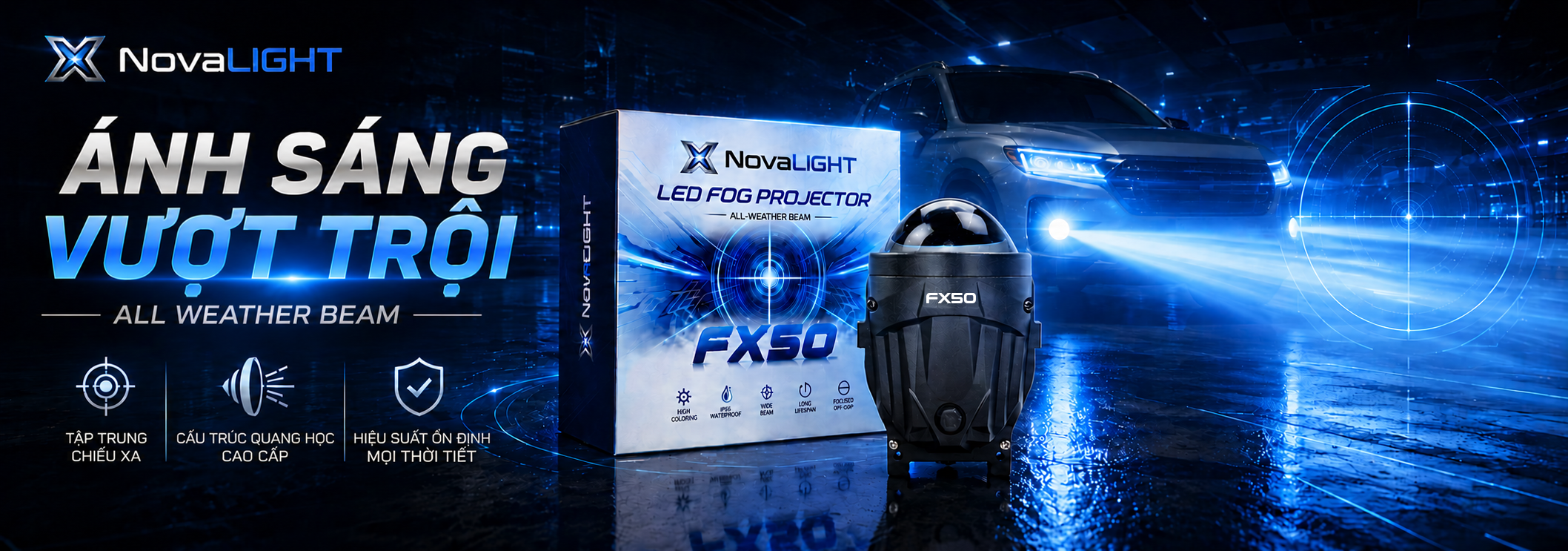 BI LED Gầm NovaLIGHT FX50